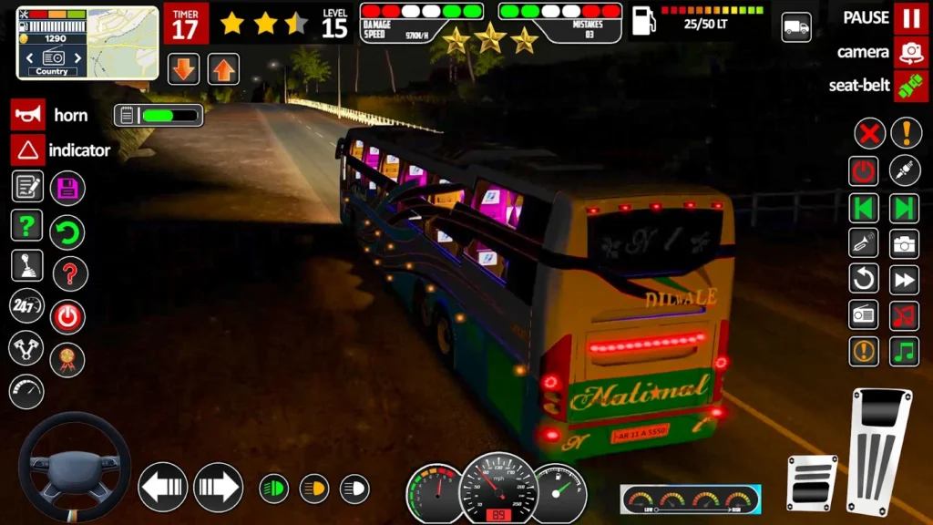 Bus Simulator : Bus Game India gameplay screenshot 2