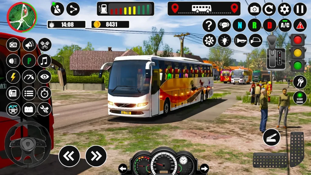 Euro Bus Simulator Bus Games gameplay screenshot 1