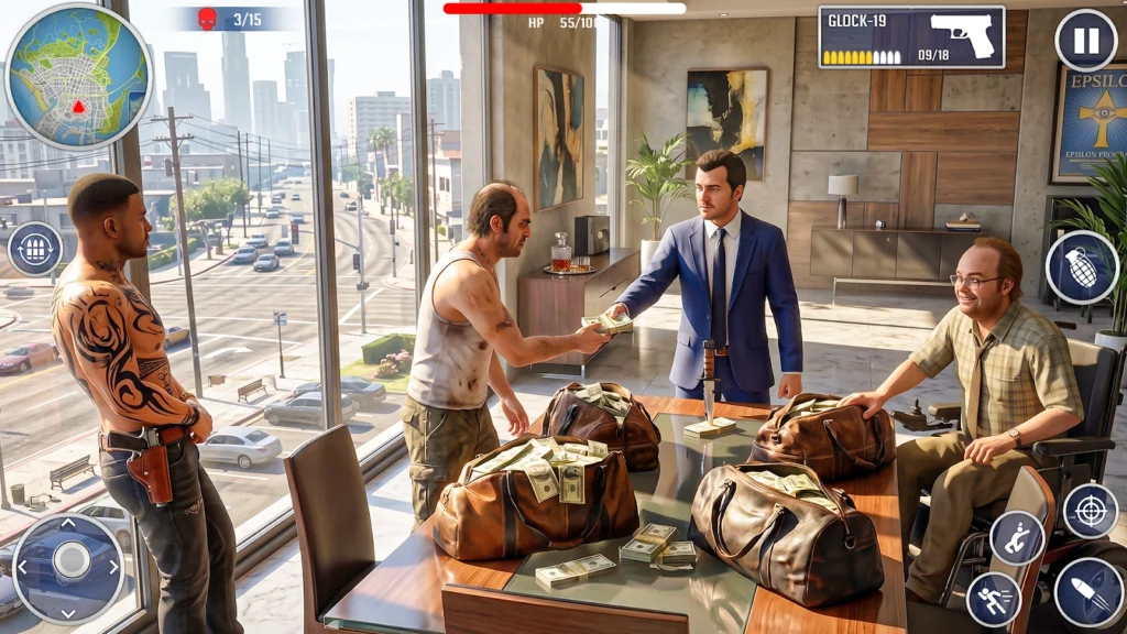 Grand Mafia Gangster Game gameplay screenshot 4