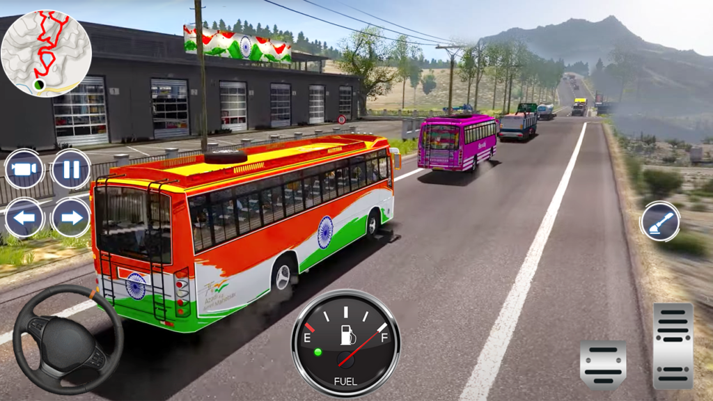 Indian Coach Driver: Bus Game gameplay screenshot 1
