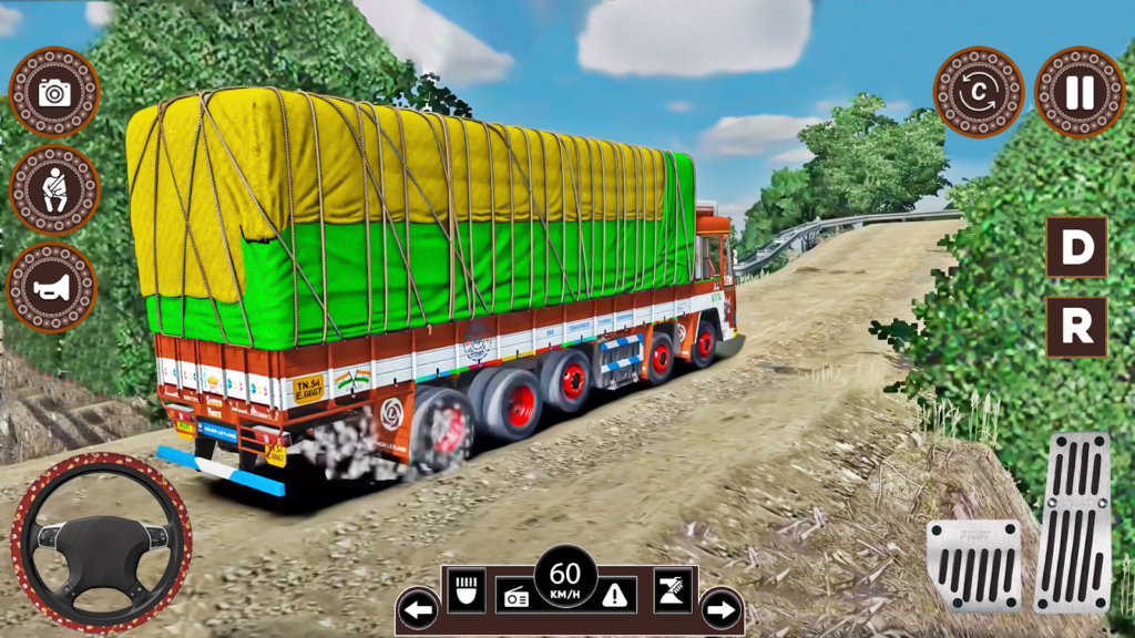 Indian Lorry Truck Driving 3d gameplay screenshot 2