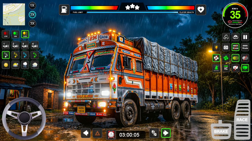 Indian Offroad Cargo Truck 3D gameplay screenshot 2