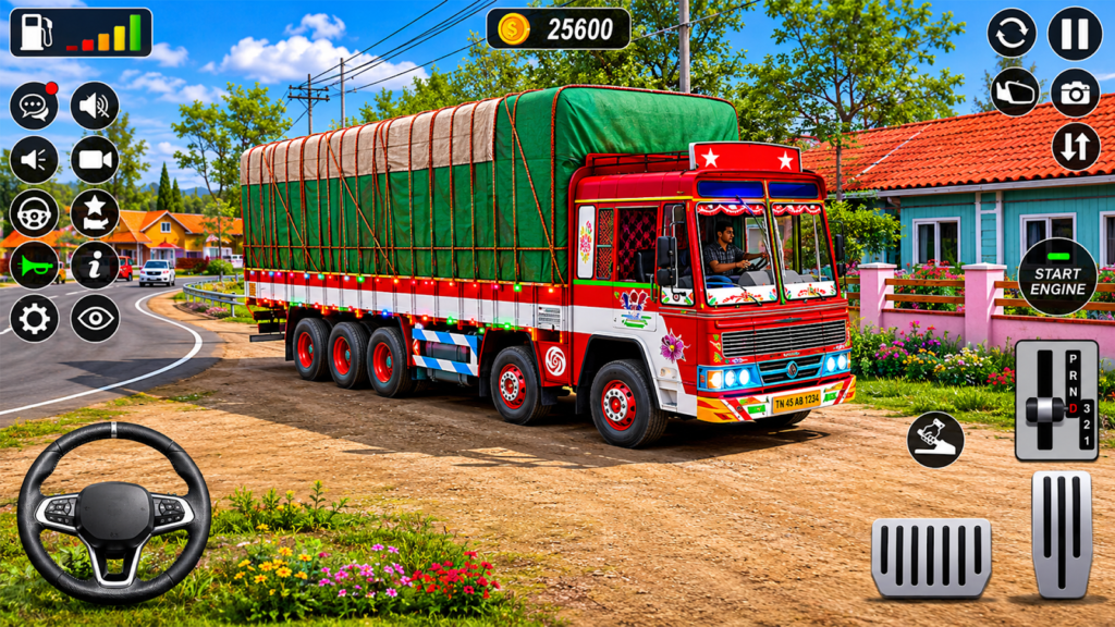 Indian Truck Games Driving Sim gameplay screenshot 1