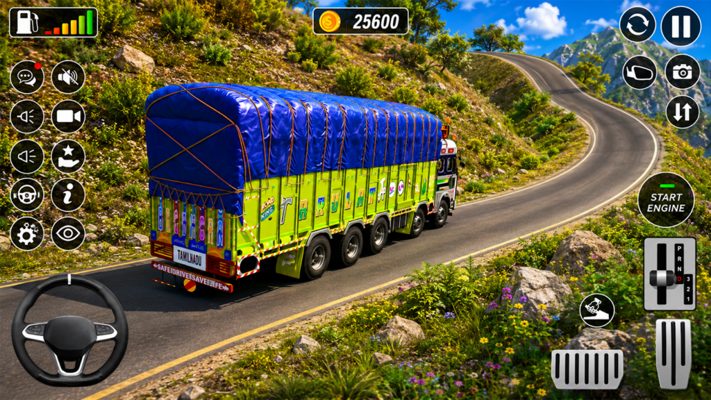 Indian Truck Games Driving Sim gameplay screenshot 2