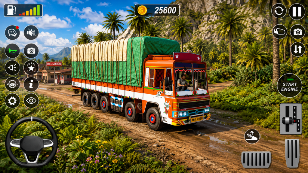 Indian Truck Games Driving Sim gameplay screenshot 3