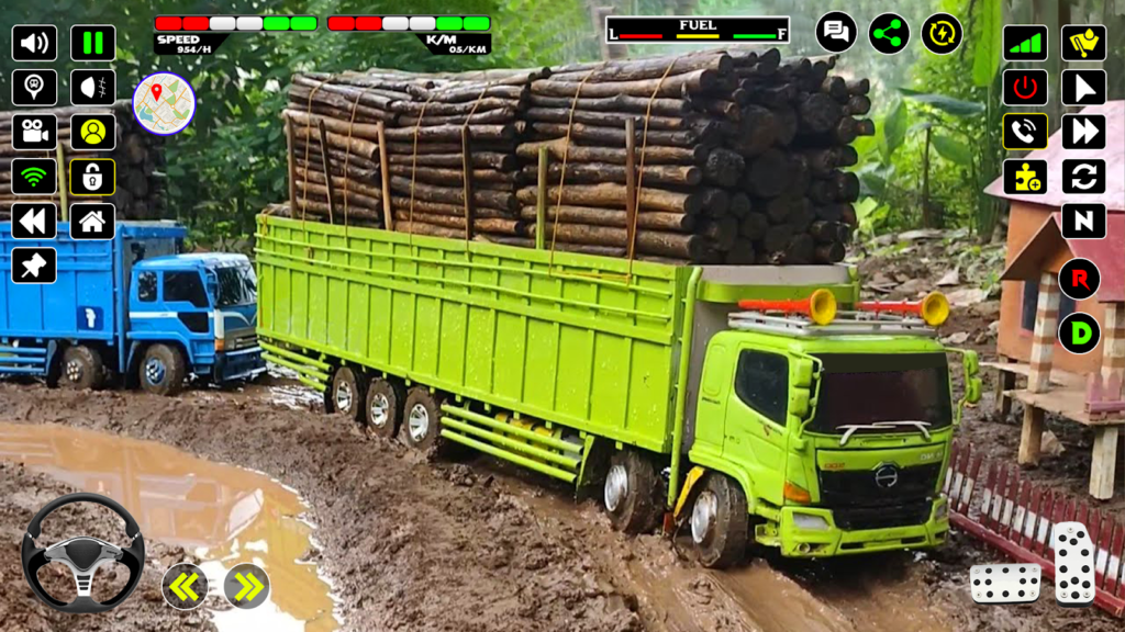 Mud Truck Offroad Games 3D gameplay screenshot 1