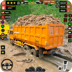 Offroad Mud Cargo Truck Driver